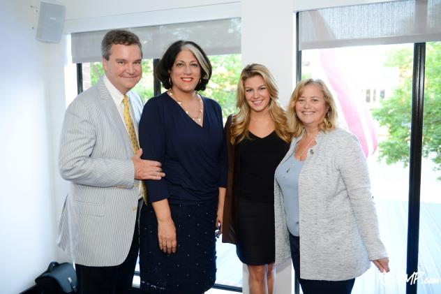 Miss America Foundation Chairman Sam Haskell, Haddad Media CEO Tammy Haddad, Miss America 2013 Mallory Hagan, and SKDKnickerbocker Managing Director Hilary Rosen.